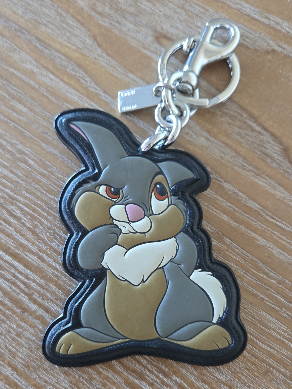 Disney X Coach Thumper Bag Charm Keychain